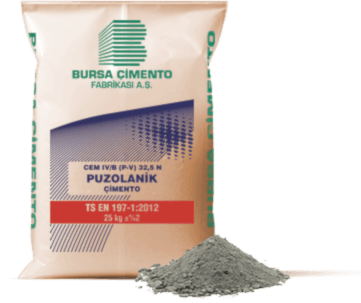 CEM IV / B (P-V) 32,5 N PUZOLANİK ÇİMENTO CEM IV / B (P-V) 32,5 N PUZOLANİK ÇİMENTO